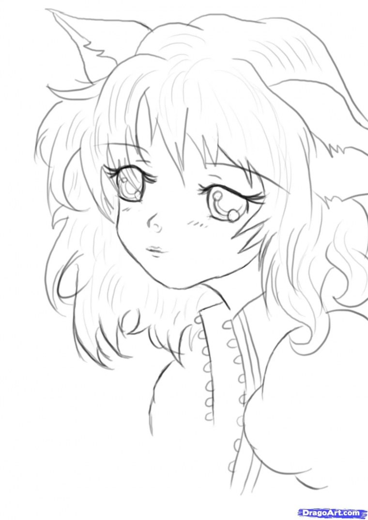 Аниме карандашом