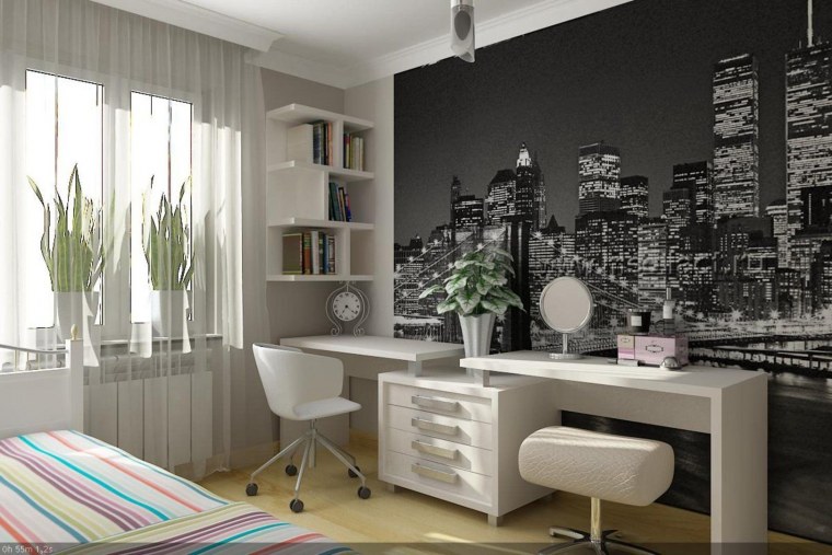 Декор для письменного стола для девочек