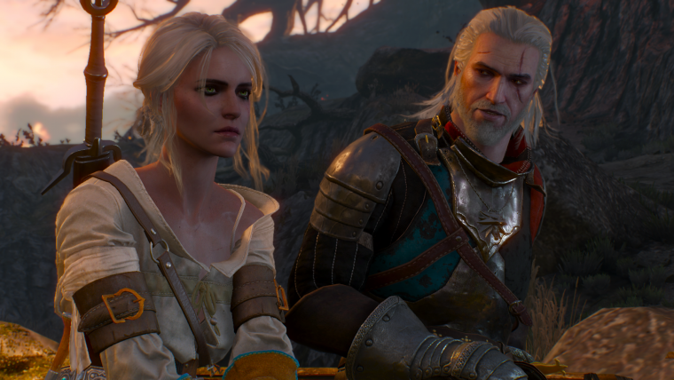 Геральт и Цири 4к