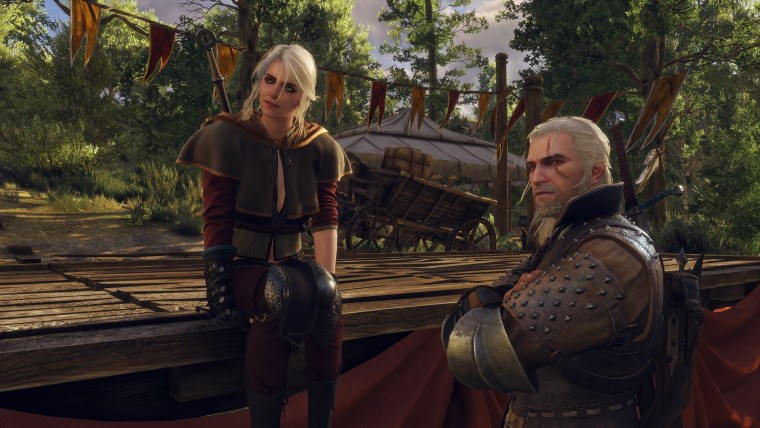 Ведьмак 3 Геральт и Цири