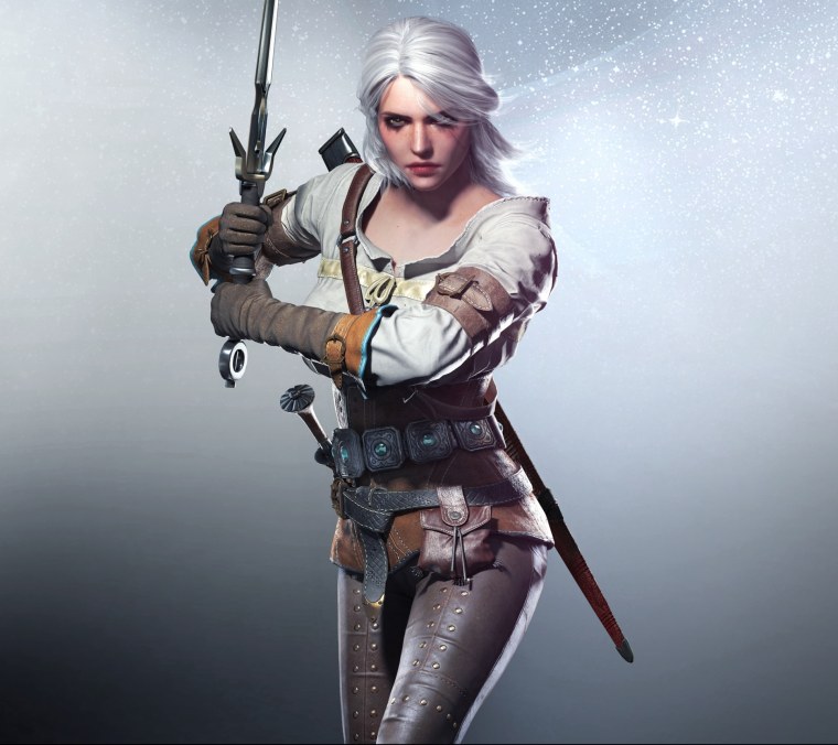 Геральт Йеннифер и Цири