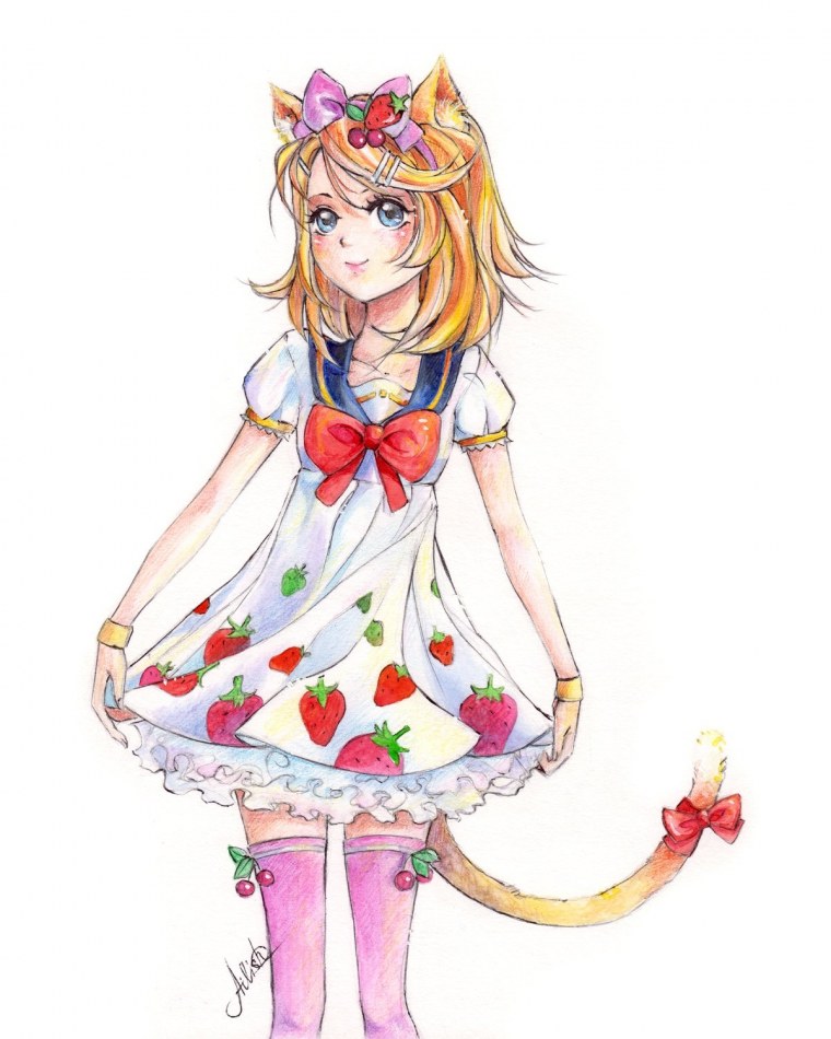 Аниме разноцветные