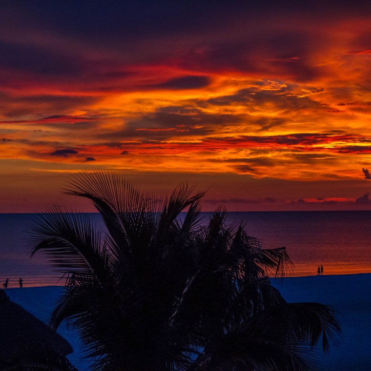 Кайтсерфинг на закате