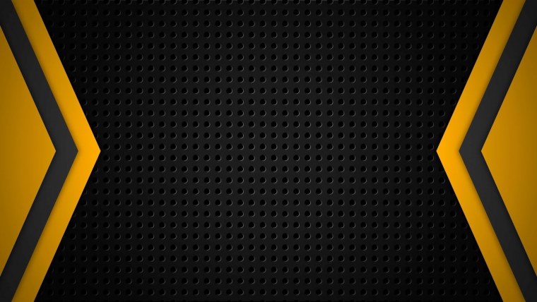 Желто черная абстракция