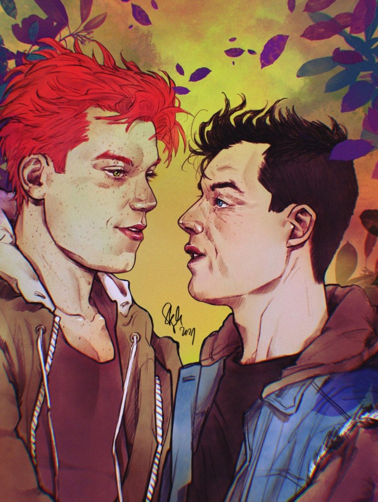 Иан Галлагер и Микки Милкович