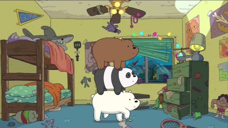 Мультфильм we bare Bears белый