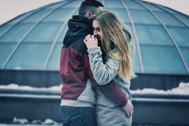 Красивая пара со спины