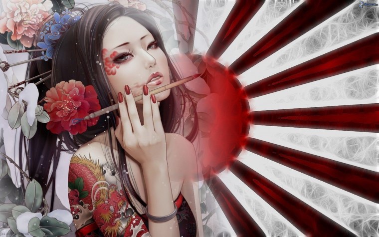 Девушка с повязкой на лице