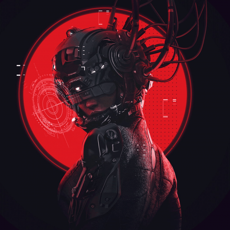 Постер девушка в шляпе