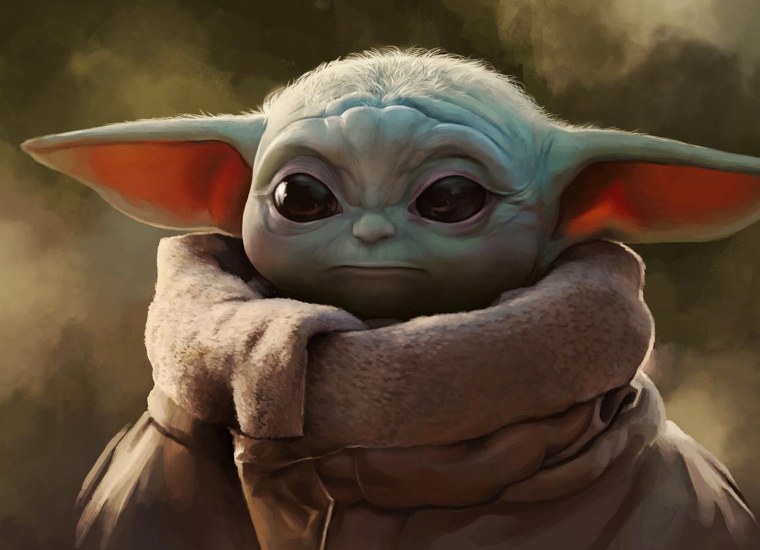 Бэйби йода арт