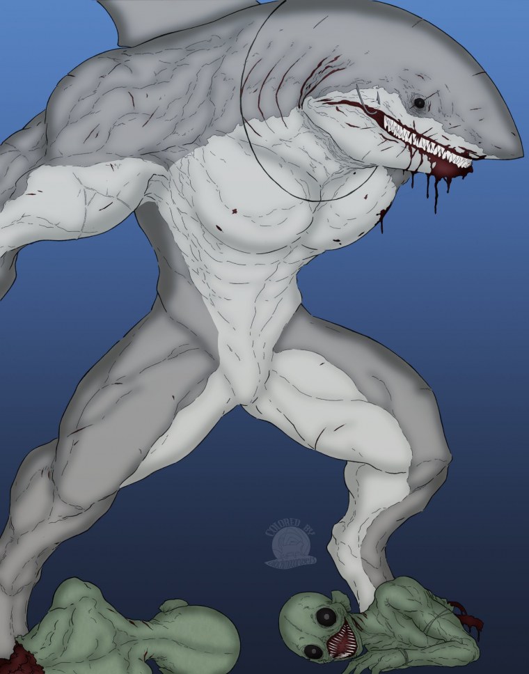 Акула культурист