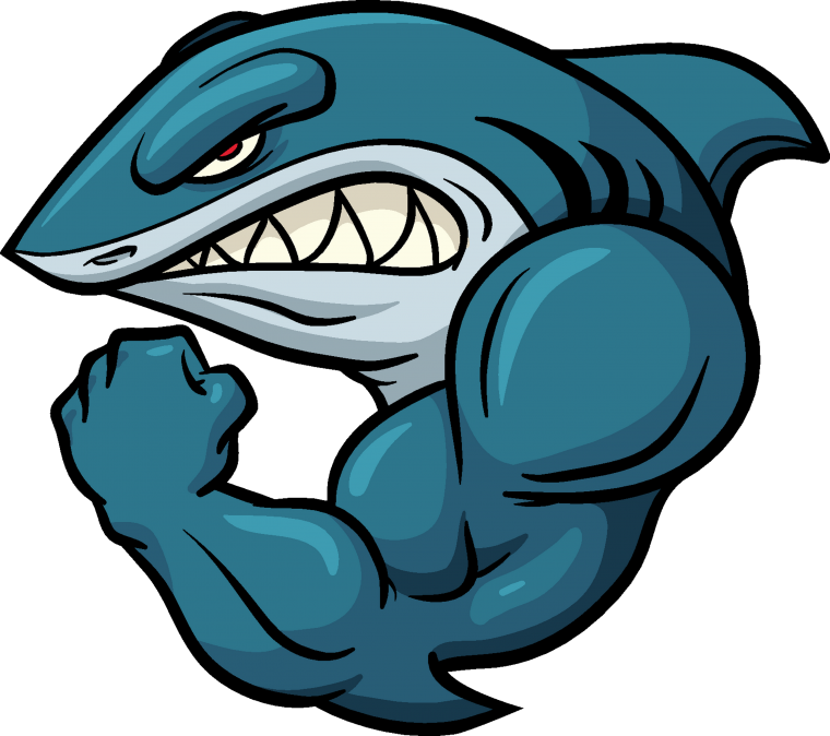 Огромная белая акула