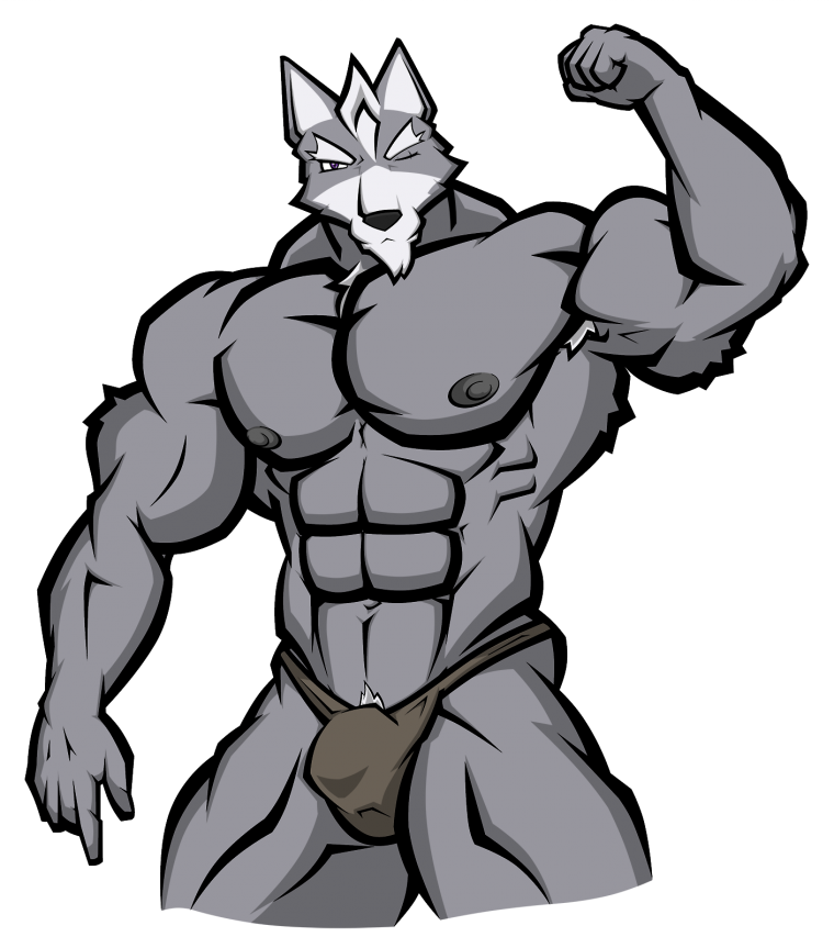 Мускулистый оборотень