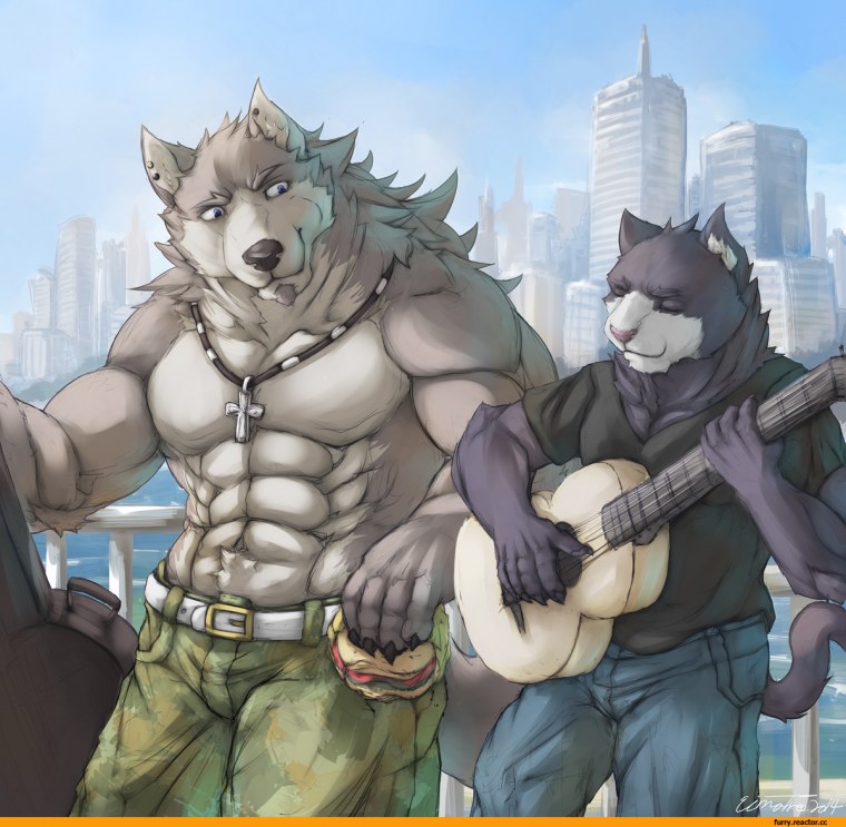 Фурри мальчик волк Альфа