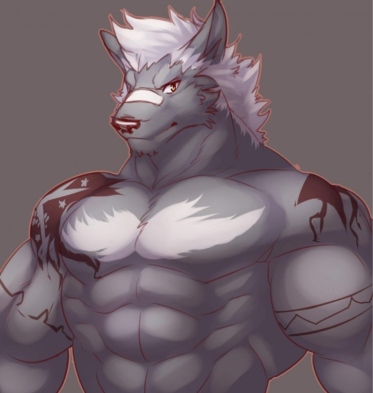 Мускулистый оборотень