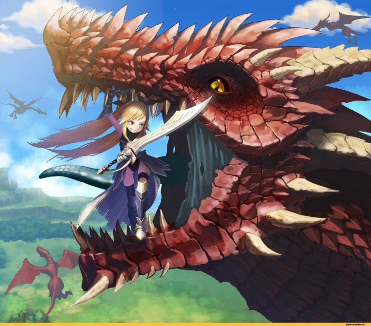 Любимец драконов аниме