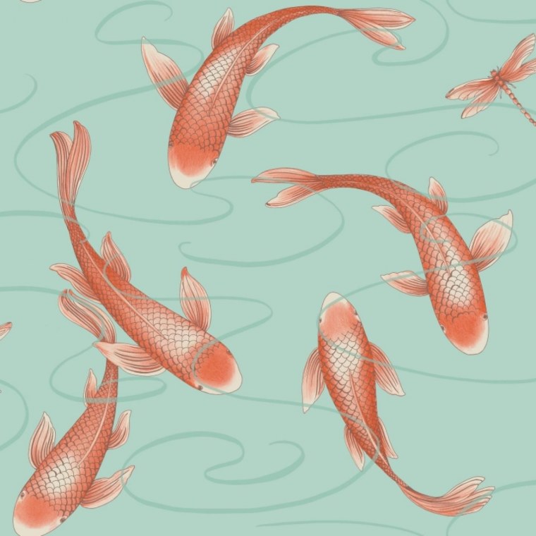 Картина 9 Карпов фен шуй