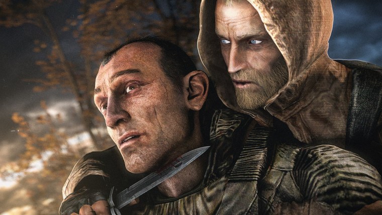 Сталкер Меченый Дегтярев и шрам