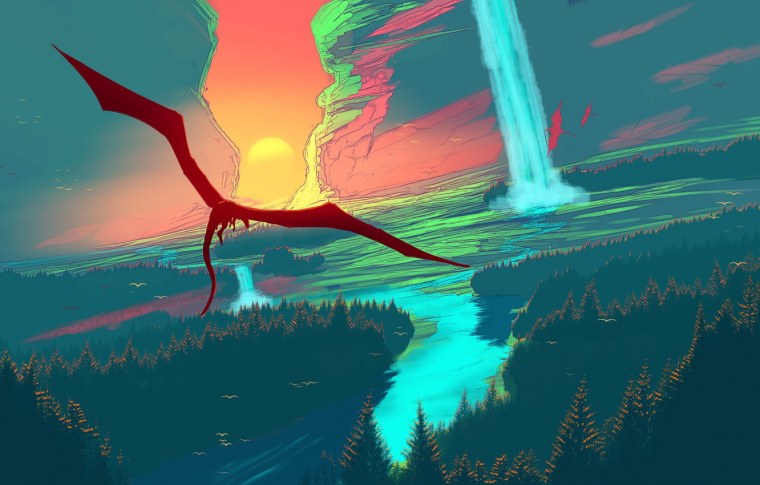 Дракон рисунок