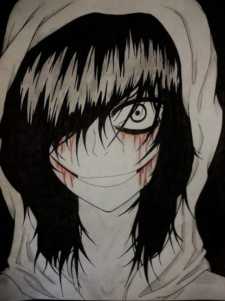 Кровавое аниме страшное