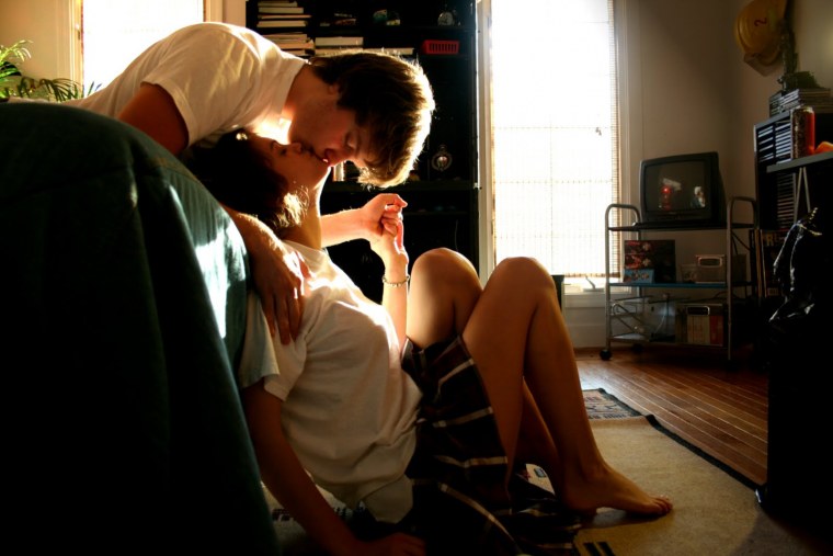 Мужчина и женщина сопасть