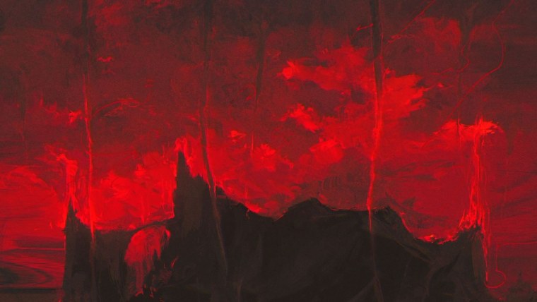 Замок в темноте