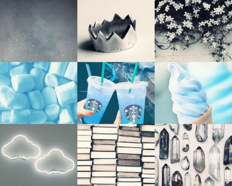 Фиолетовый коллаж