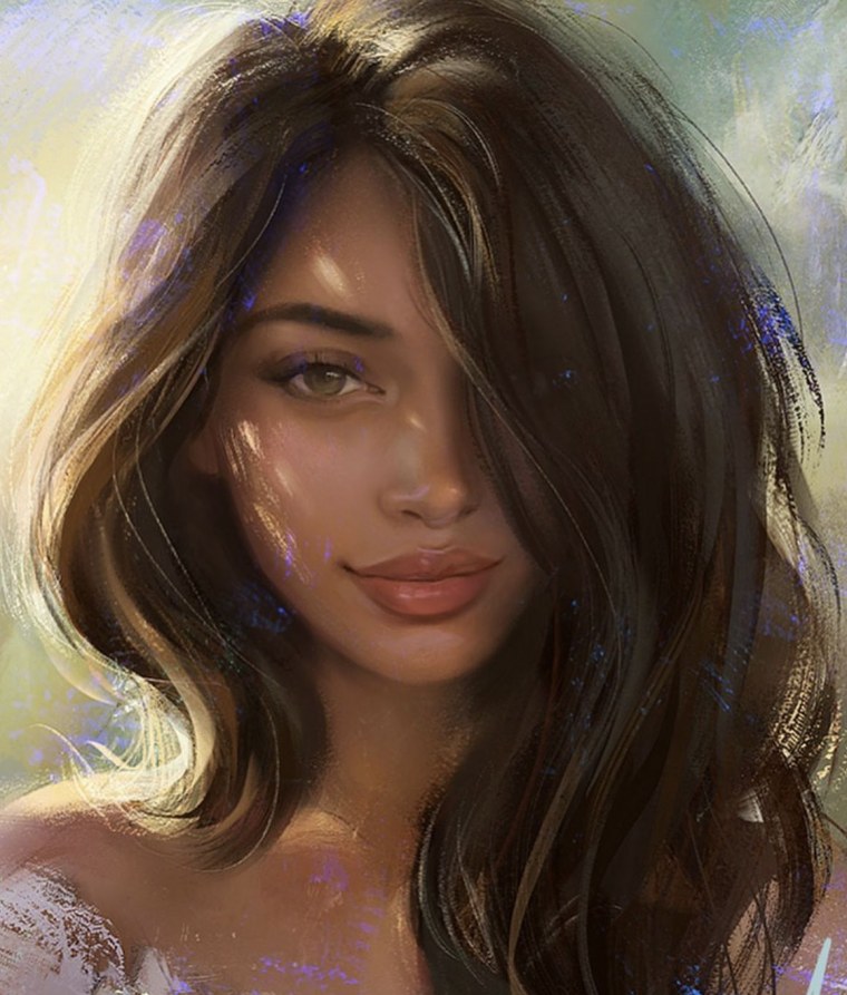 Портреты диджитал арт Алексей Виноградов