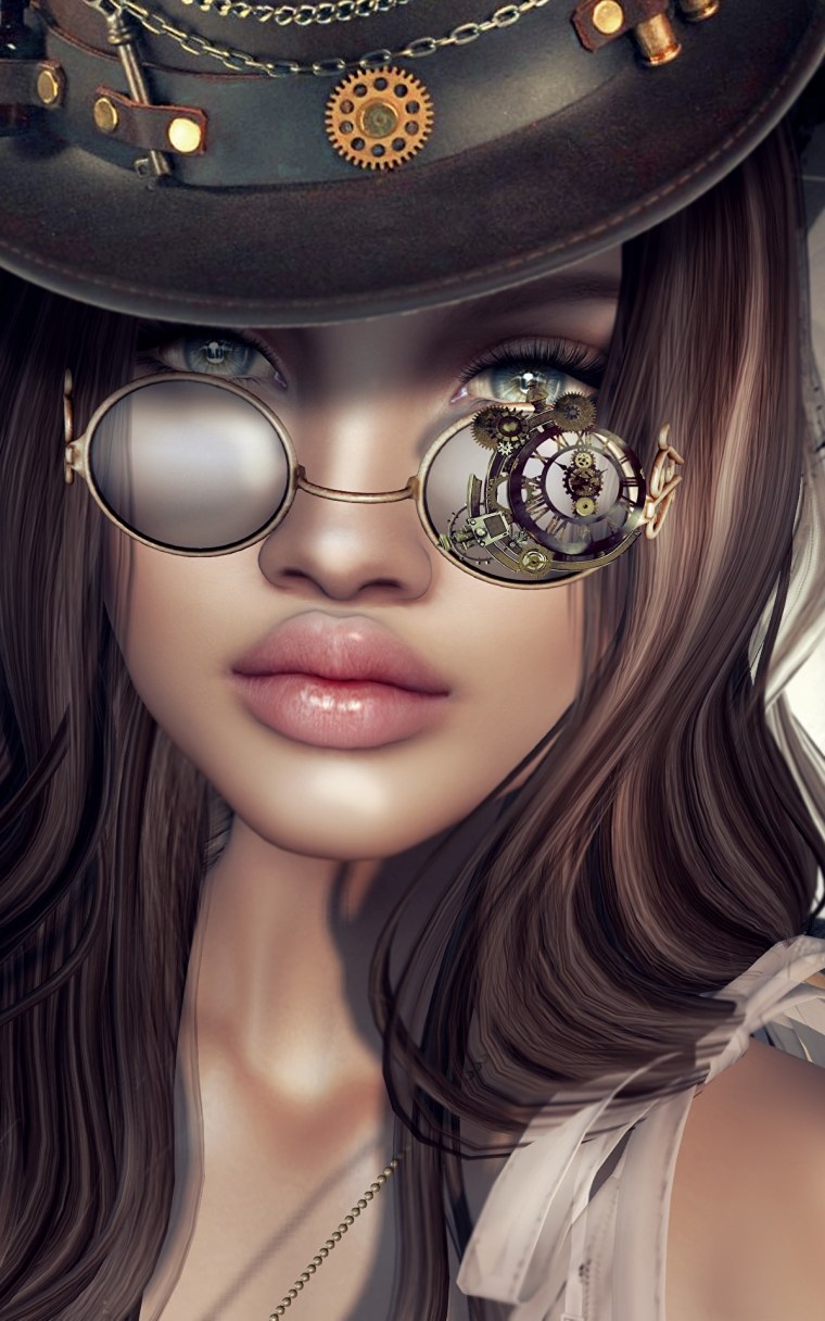 Неоновая девушка