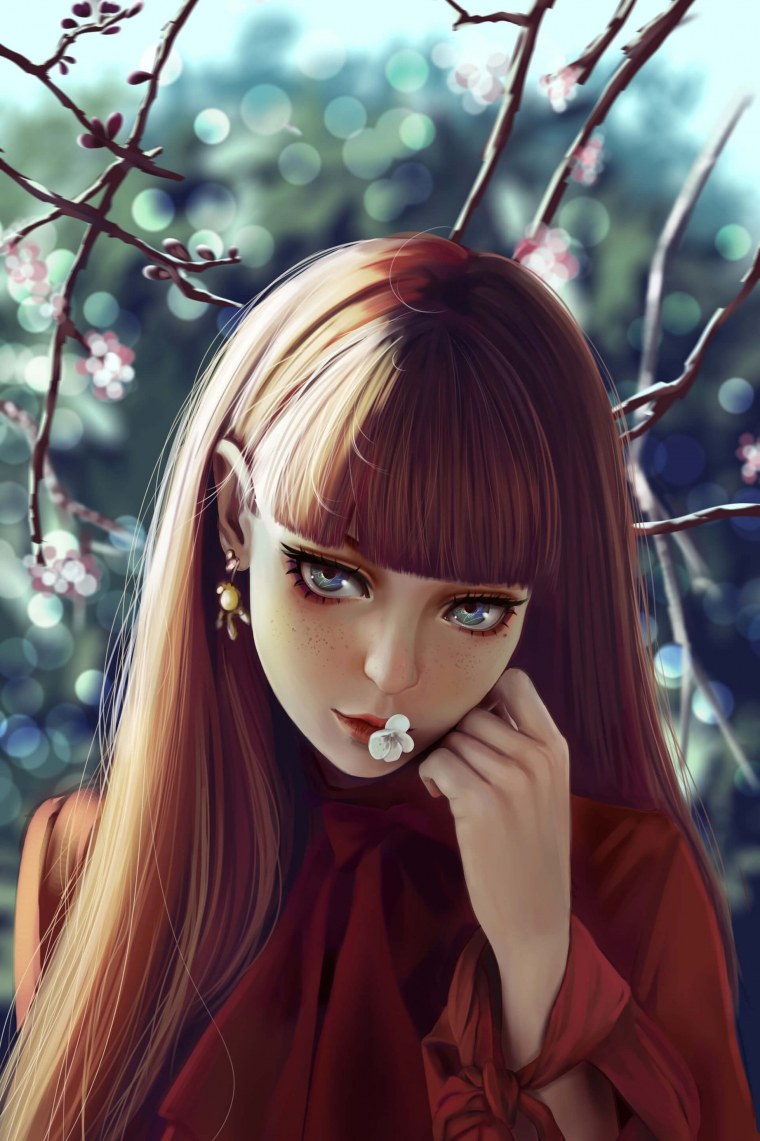 Модная девушка