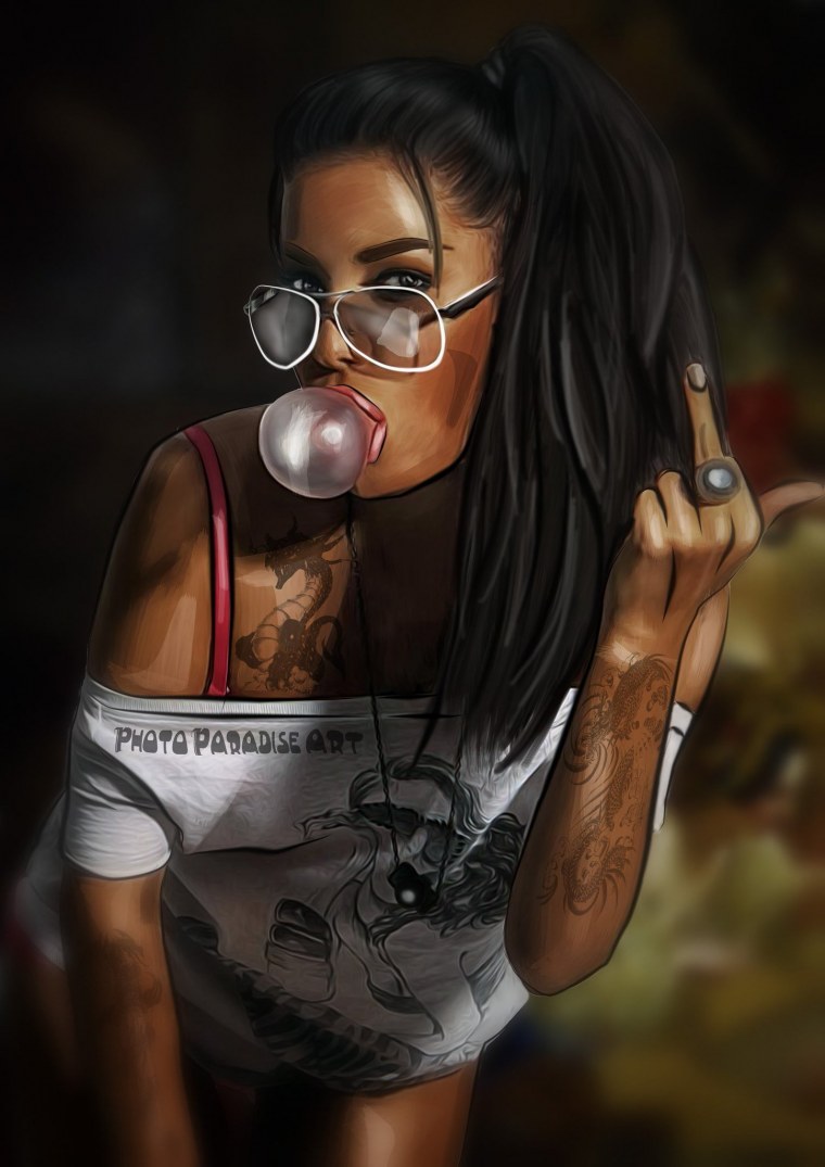 Таинственная девушка в шляпе