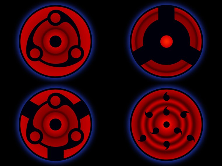 Аниме Наруто клан Учиха Шаринган