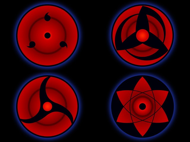 Мангекью Шаринган Наруто с глазом