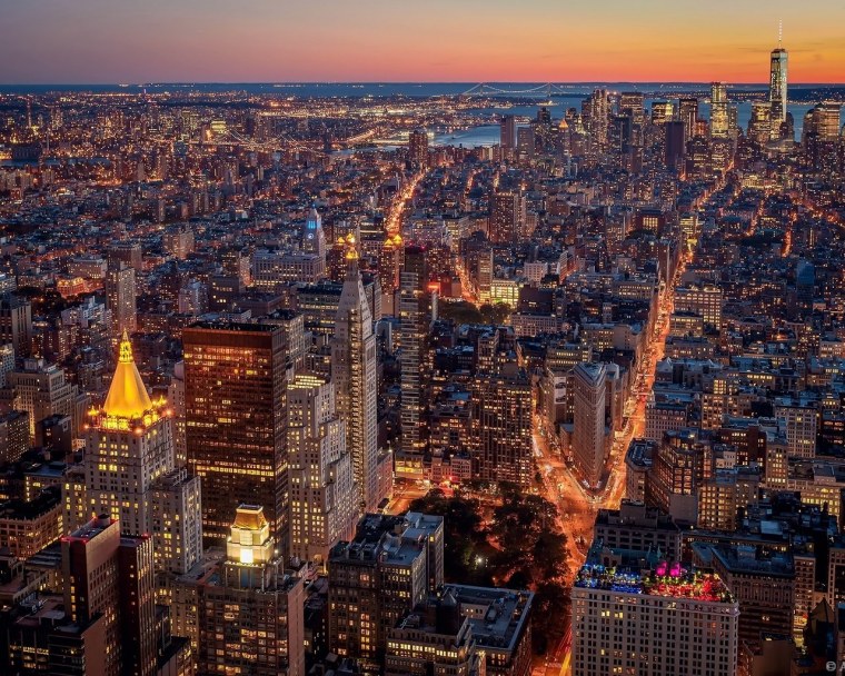 Дубай Марина небоскребы ночью