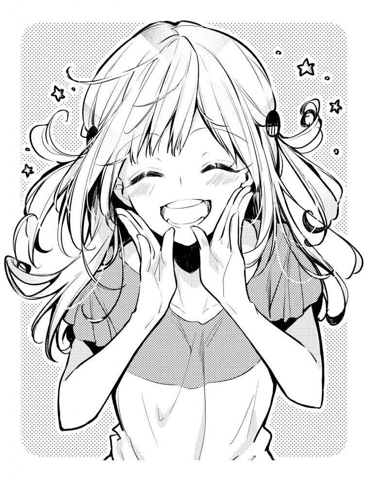 Аниме чёрно белое