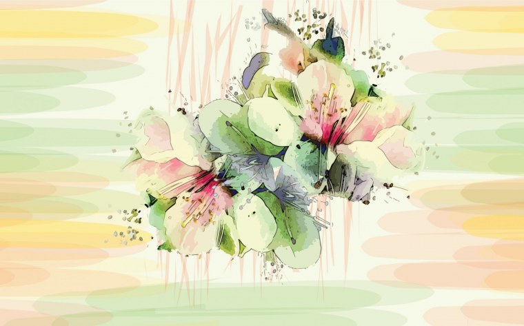 Абстракция в пастельных тонах