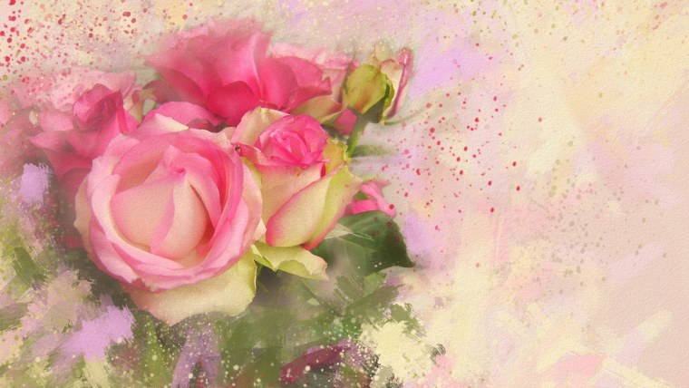 Фон цветы акварель