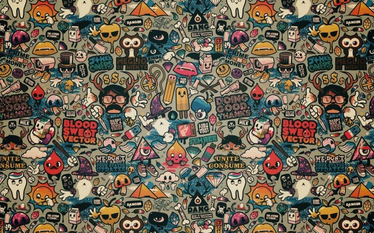 Смайлики много