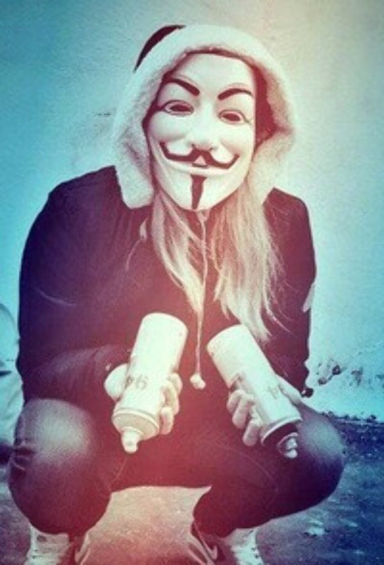 Гай Фокс хакер в маске Гая