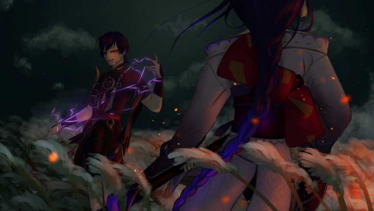 Скарамучча Геншин Импакт HD