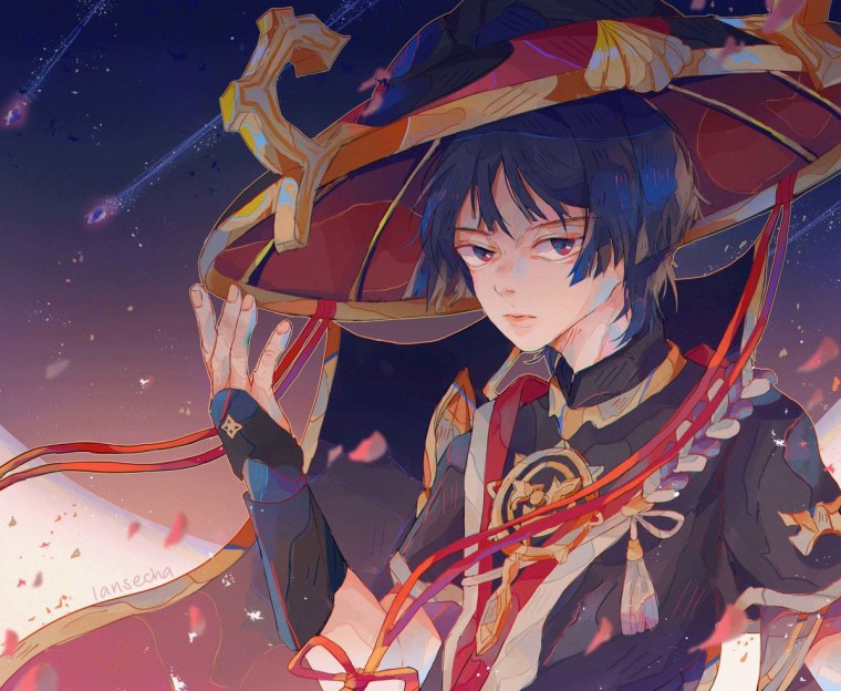 Обои аниме Скарамучча