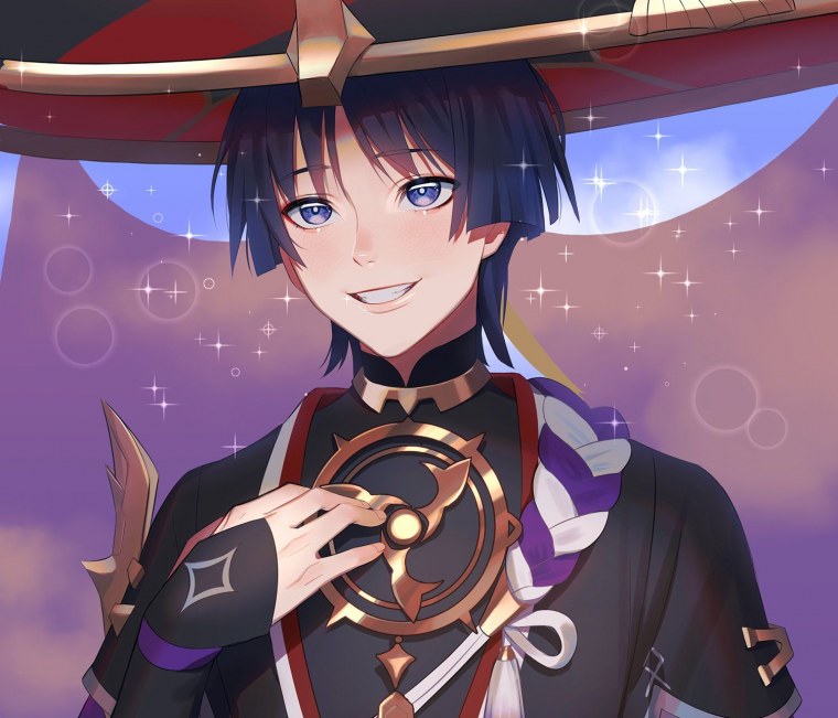 Сеньора Геншин арт