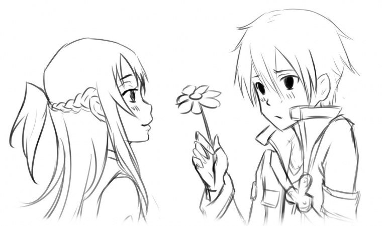 Раскраски аниме Асуна