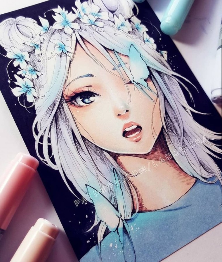 Аниме красками