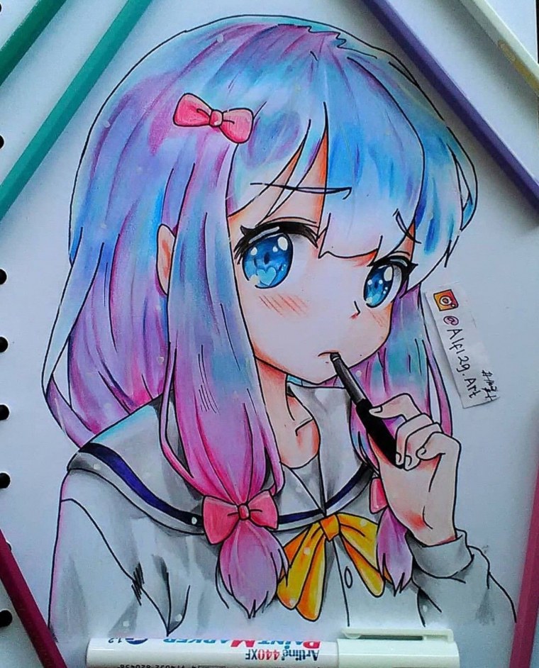 Аниме тянки с короткими волосами