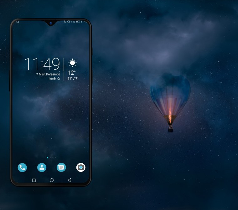 EMUI 9.1 шторка