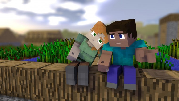 Обои майнкрафт