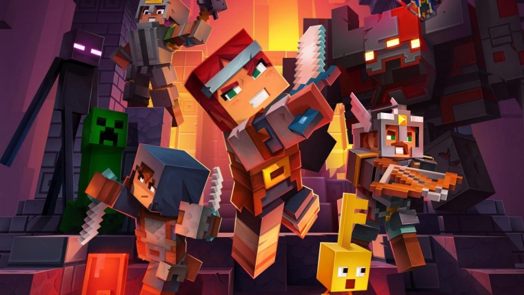 Обои в стиле майнкрафт