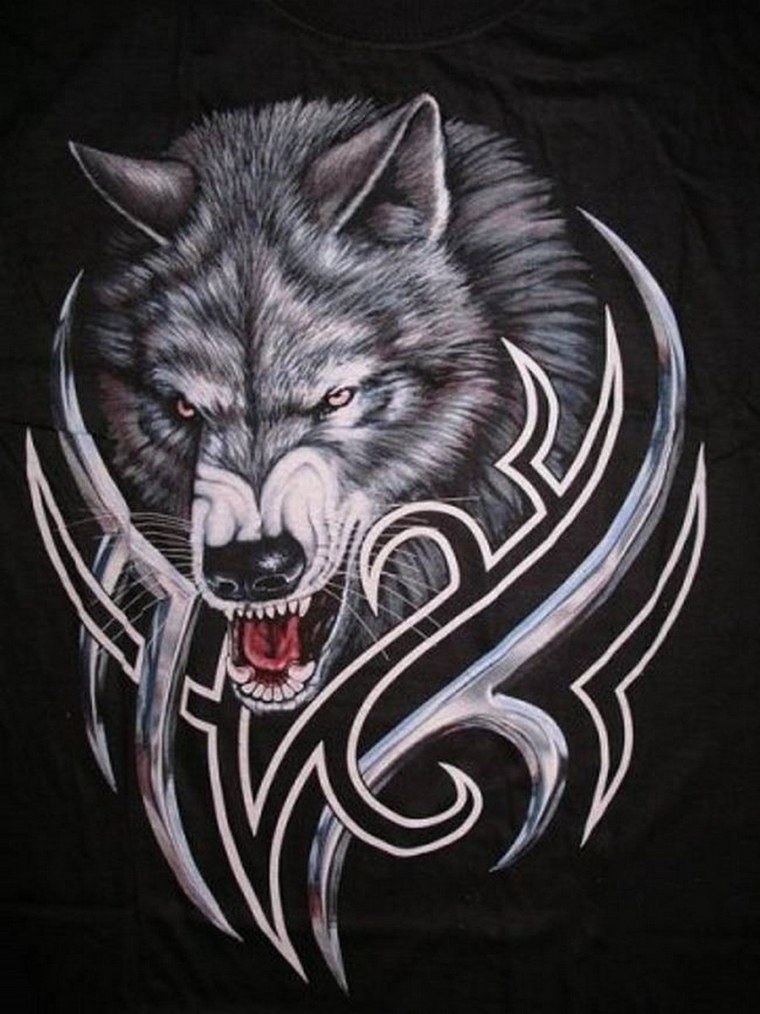 Волк арт