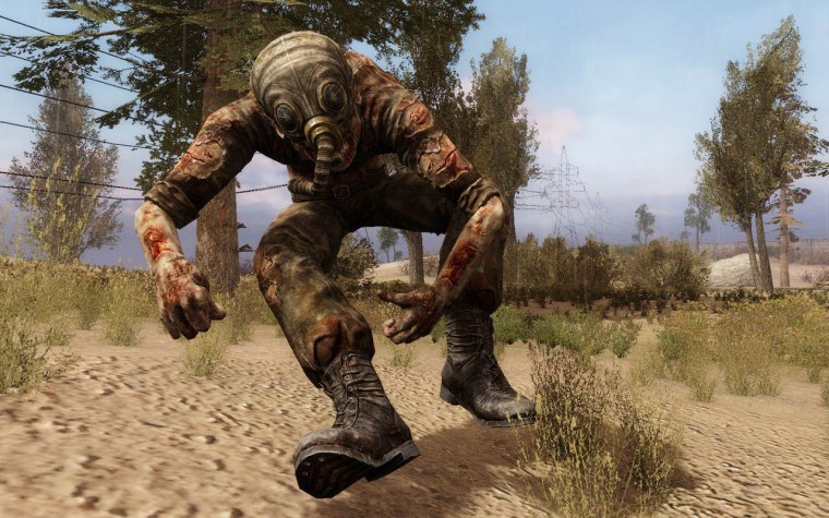 Сталкер тень Чернобыля кровосос